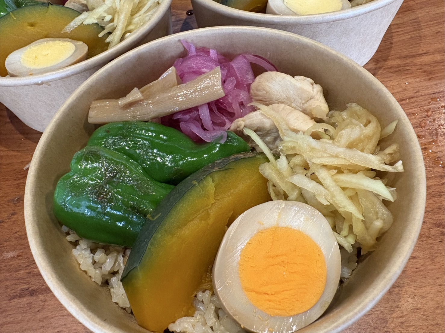 玄米サラダごはん